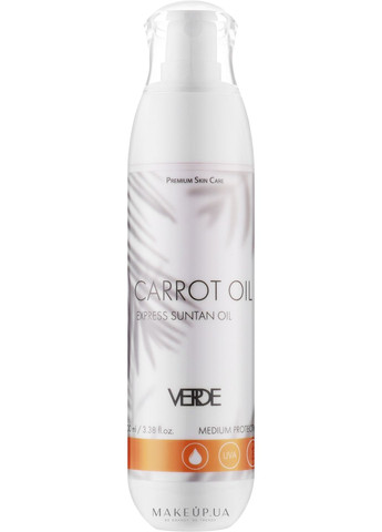 Морквяна олія для засмаги тіла Carrot Oil 100ml (1279122-31099857) Verde (368625345)