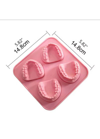 Форма для льда "Челюсть" No Brand (323645336)