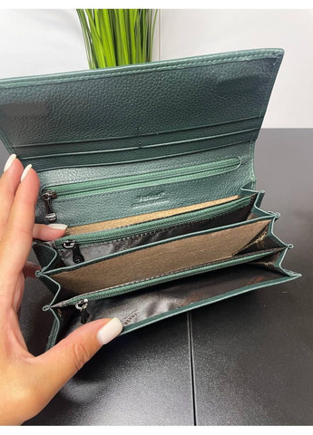 Жіночий гаманець класичний стандартного розміру зелений Vermari (369723604)