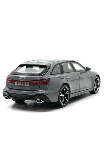 Машина Audi A6 металлопластик 1:32 звук светло инерция Серая (ТК-10206) TK Union Group (358935399)