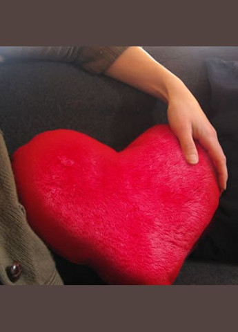 М'яка іграшка подушка Серце 22 см червоне Alina (288046157)