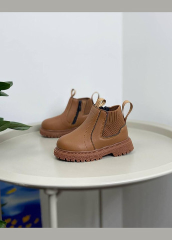 Коричневые праздничные, классические, повседневные, кэжуал, джинсовые, вечерние осенние детские ботинки осенние коричневые 1112 No Brand