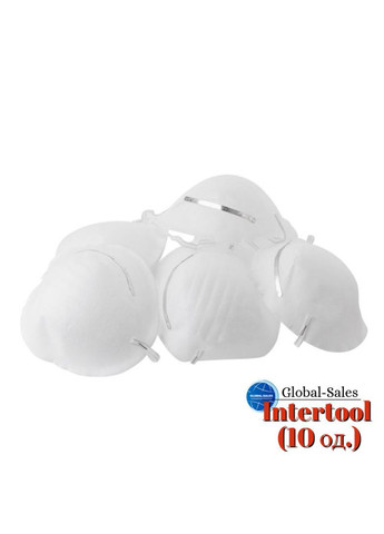 Респіратор пелюстка (10 шт.) (SP-0022) Intertool (365253029)