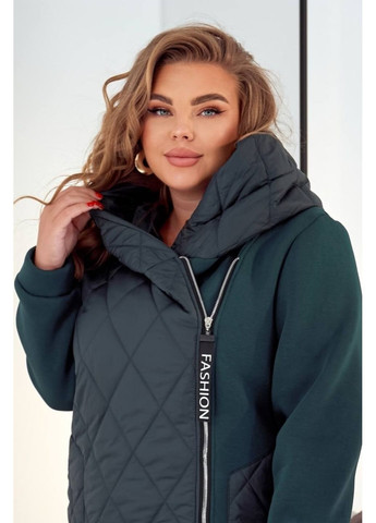 Бутылочный зеленый демисезонный кардиган Bonita