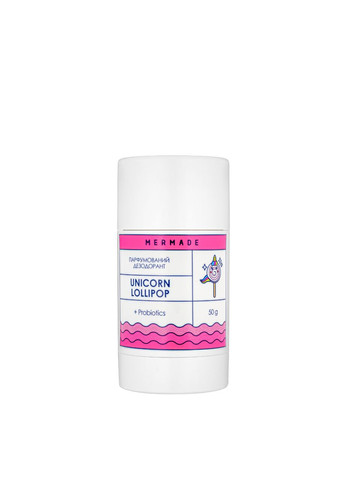 Дезодорант стык для тела Unicorn Lolipop женский с пробиотиками 50 мл MERMADE (303918695)