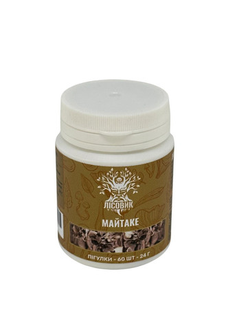 Гриб Майтаке, пилюли 60 шт по 0.4 г Лісовик (334293058)