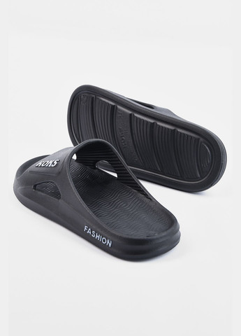 Черные кэжуал шлепанцы мужские пена черного цвета Let's Shop
