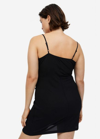 Черное платье джерси H&M