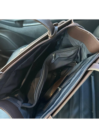 Женская сумка на плечо черная эко кожа с замком и ручками большая сумка для повседневного использования ProDobro (363221601)