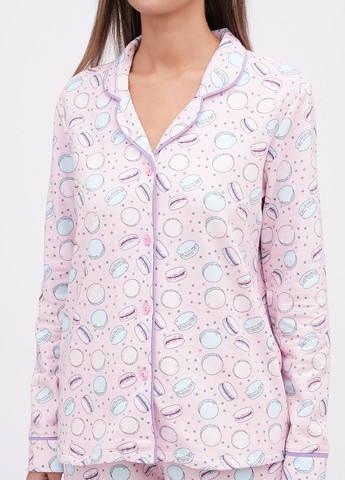 Розовая зимняя пижама Lucci