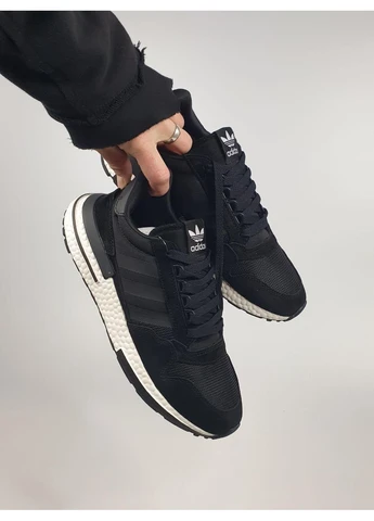 КРОСІВКИ ЖІНОЧІ ADIDAS ZX500 BLACK WHITE АДІДАС ЗХ 500 БІЛІ No Brand білі демісезони (391929078)