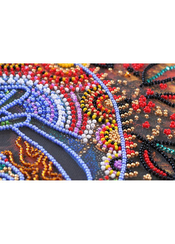 Набор-миди для вышивки бисером "Хамелеон" AMB-034 20х20 см Abris Art (305231770)