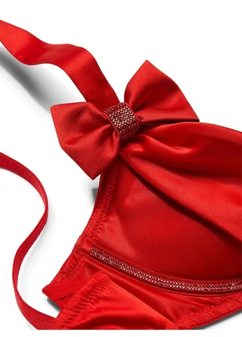 Красный бюстгальтер Victoria's Secret полиэстер, атлас