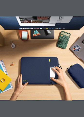 Чехол для ноутбука Defender-A13 Laptop Sleeve Kit Navy Blue 16 Inch (A13F2BV) tomtoc (304730529)