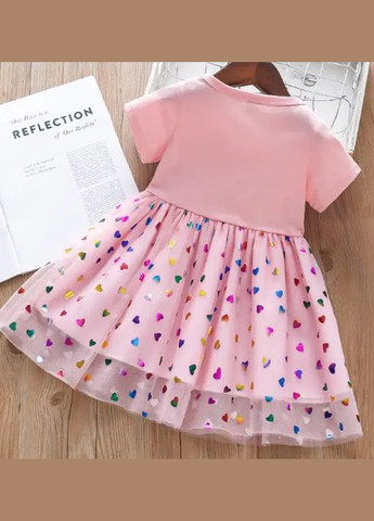 Синее платье детское, нарядное "единорог" No Brand (294721513)