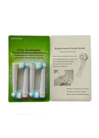 Сменные насадки Ortho Care (OD17-2) для зубной щетки Oral-B для брекет-систем насадка для брекетов Dontodent (300158971)
