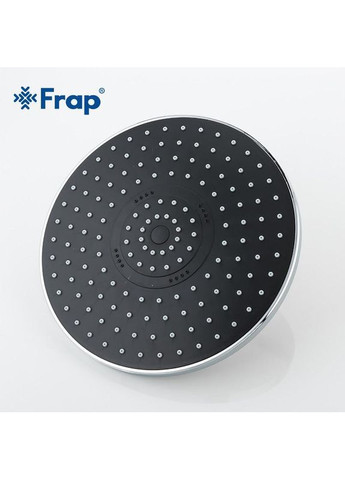 Душевая система F2442, поворотный излив - переключатель на лейку, 3 режима, черный/хром Frap (372994943)