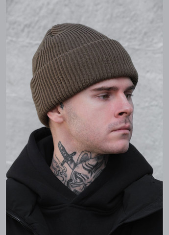 Подовжена Трикотажна Шапка Біні Докер Dominic Without (304611726)