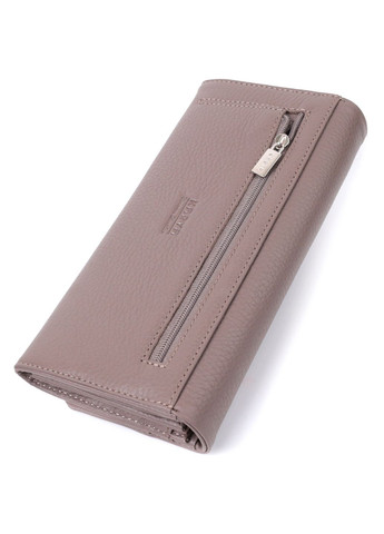 Шикарний жіночий гаманець із натуральної шкіри 19х9,5х3 см Karya (315870118)