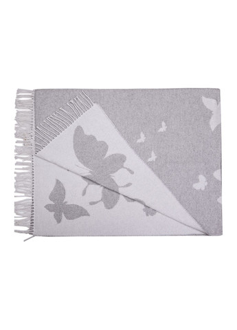 Плед хлопковая Бабочка св.серый (A-023389) Love You (325695697)