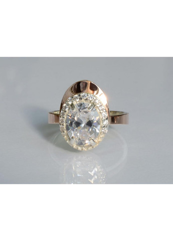 Серебряная кольца с золотыми вставками Silver Style (367112931)