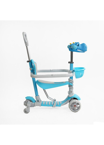 Самокат беговел с родительской ручкой 5в1 Best Scooter (329899319)