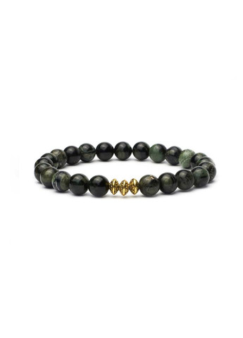 Чоловічий браслет з натурального каменю яшма "кабамба" 4679 LeBijou (367580639)