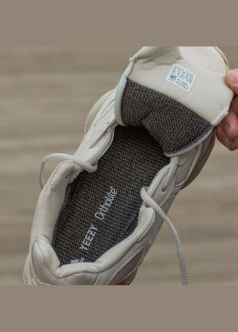 Бежеві Зимовий кросівки зимові чоловічі adidas yeezy boost 500 winter termo beige | адідас ізі буст 500 бежеві термо No Brand