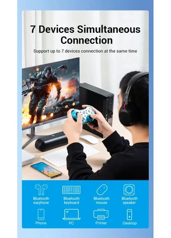 Адаптер USB Bluetooth5.0 Adapter White (CDSW0) Vention (388967159)