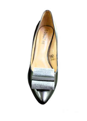 Conhpol Conhpolbis стильні жіночі туфлі на високій шпильці 37 (23,5 см) сірі мері джейн сірий з натуральна шкіра, — всесезон (322785072)