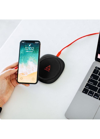 Беспроводное зарядное устройство Wireless Charging Pad Black (3123-17-07-A) Adonit (352506773)