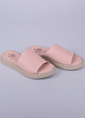 Шльопанці жіночі шкіряні 0065-03 рожеві 343640 Power (296199270)