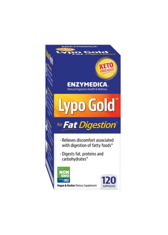 Добавка Lypo Gold - 120 caps Enzymedica (285787870)