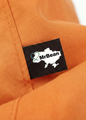 Кресло-мешок Груша Oxford L (135x90 см) Водоотталкивающий Оранжевый MrBean (370386182)