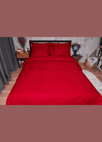 Комплект постельного белья Satin Stripe «Stripe Red» Детский 110х140 наволочки 2х50х70 (MS-830000203) Moon&Star stripered (293173109)