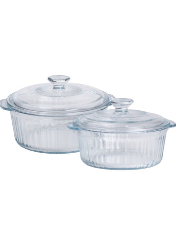 Набор кастрюль из боросиликатного стекла 1,5/2,3 л Yiwu (341329543)