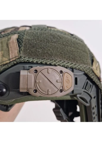 Тактичний ліхтар на шолома Princeton Tec Switch Rail з кріпленням Біле та Червоне світло WADSN (399502937)