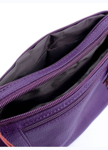 Сумка кожаная женская функциональная фиолетовая No Brand (292652887)