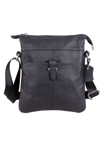 Чоловіча шкіряна сумка MESS8139 чорна No Brand (370848144)