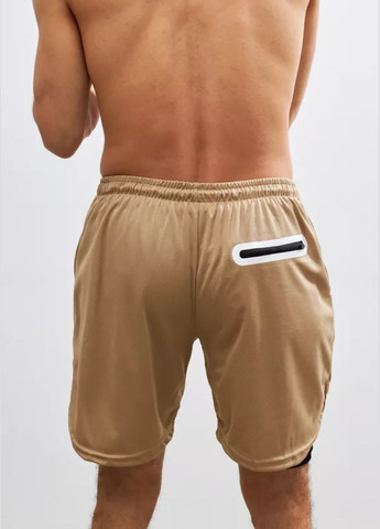 Мужские спортивные шорты с тайтсами для бега и тренировок No Brand (348317810)