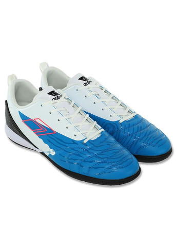 Цветные обувь для футзала мужская difeno 221024 бело-голубой (57508709) FDSO