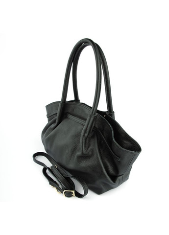 Сумка женская кожаная офисная 03852 с 2 ручками черная Virginia Conti (324557749)