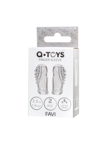 Набір напальчників для стимуляції клітора A-Toys "finger sleeves Favi" від Toyfa No Brand (300091071)