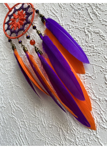 Мини/Авто-ловец снов "Пурпурное мероприятие". Оберег-подвеска в машину. Амулет на зеркало заднего вида Dream Studio (363057532)