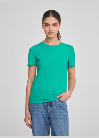 Зелена літня футболка жін Terranova