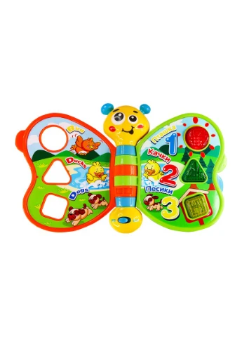 Двуязычная игрушка полимерная 16х5х16 см цветная KIDDI SMART (389080620)