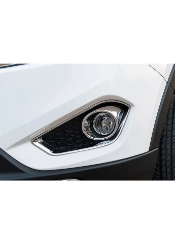 Накладки на протитуманки (2 шт, пласт) для Chery Tiggo 5 2013- рр Libao (391752896)