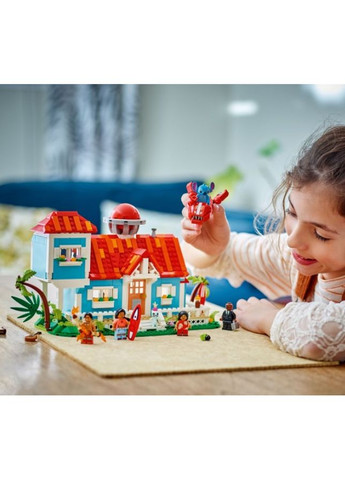 Конструктор Disney Classic Пляжний будинок Ліло та Стіч 834 деталі (43268) Lego (322913892)