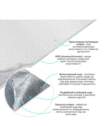 Шпалери на самоклейці під білий мармур 2800х500х2мм (D) SW-00001504 Sticker Wall (298285237)