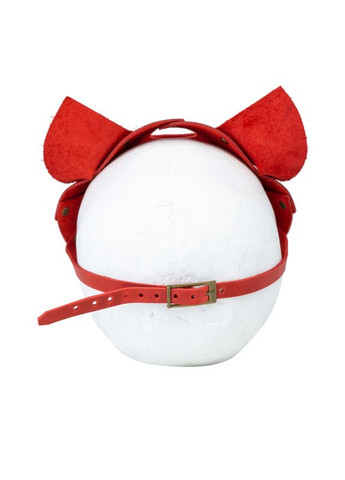 Премиум маска кошечки, натуральная кожа, красная, подарочная упаковка LOVECRAFT (303883277)